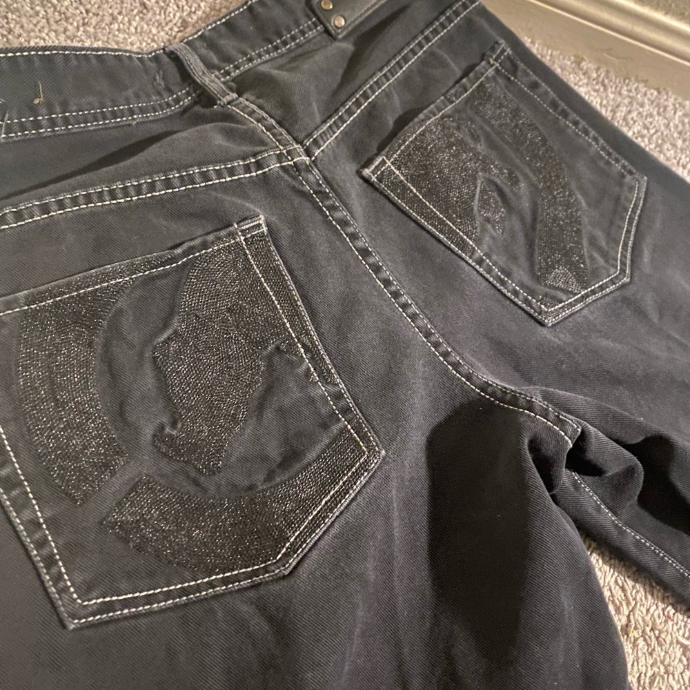 ECKO UNLIMITED SHINY BAGGY JEANS